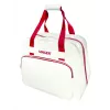 Custodia da trasporto SINGER 25010000204 per macchine da cucire portatili, crema e rosso, leggera con manico