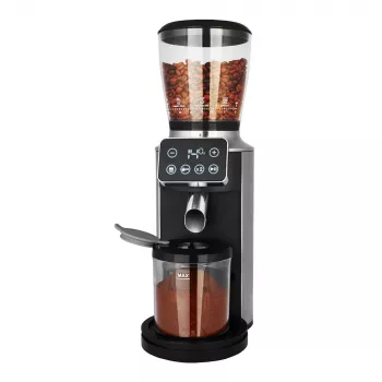 Macinacaffè con macine coniche GASTROBACK Design Pro Touch 30 — macine coniche, contenitore per chicchi 300 g, 150 W, nero/trasparente
