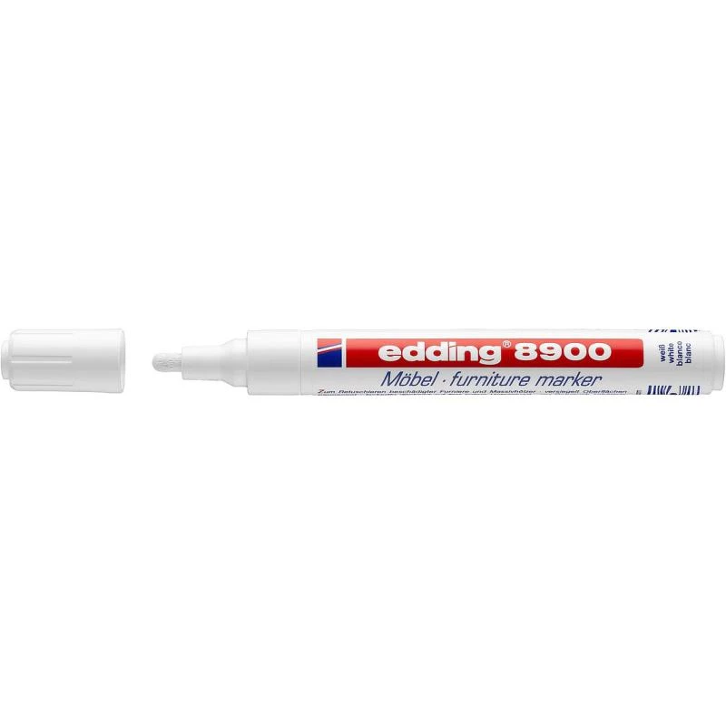 Pennarello indelebile Edding 8750 punta tonda bianco