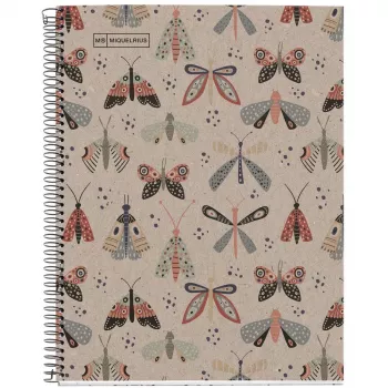 Blocco notes Miquelrius SCHMETTERLING DESIGN riciclato A4 80 fogli (spedizione)