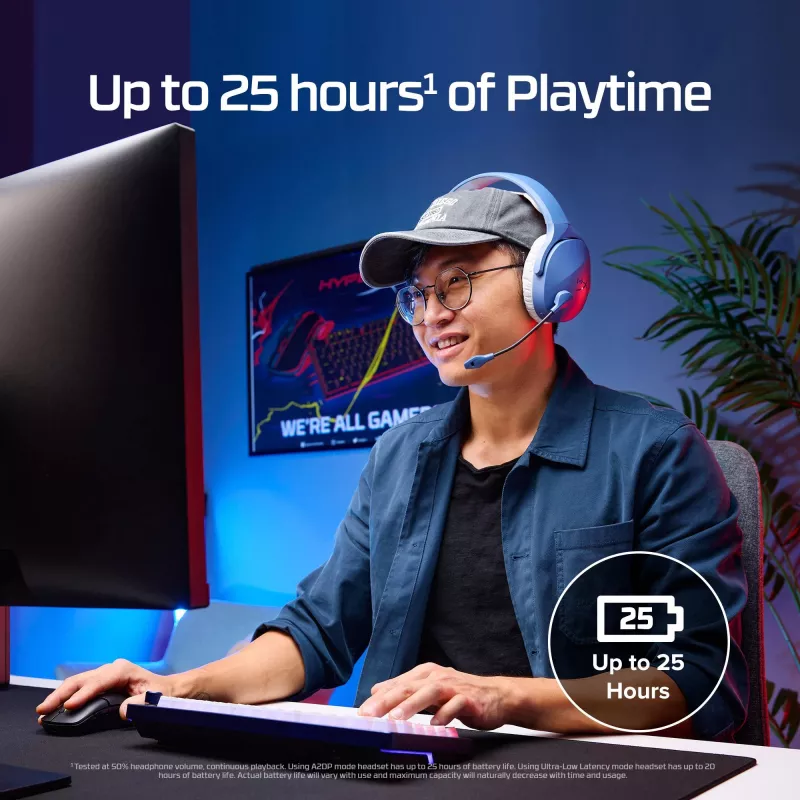 HyperX Cloud Jet - cuffie gaming wireless (nero)