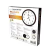 Orologio da parete meccanico ESPERANZA Los Angeles EHC015W — rotondo 30 cm, bianco e nero, AA 1,5 V