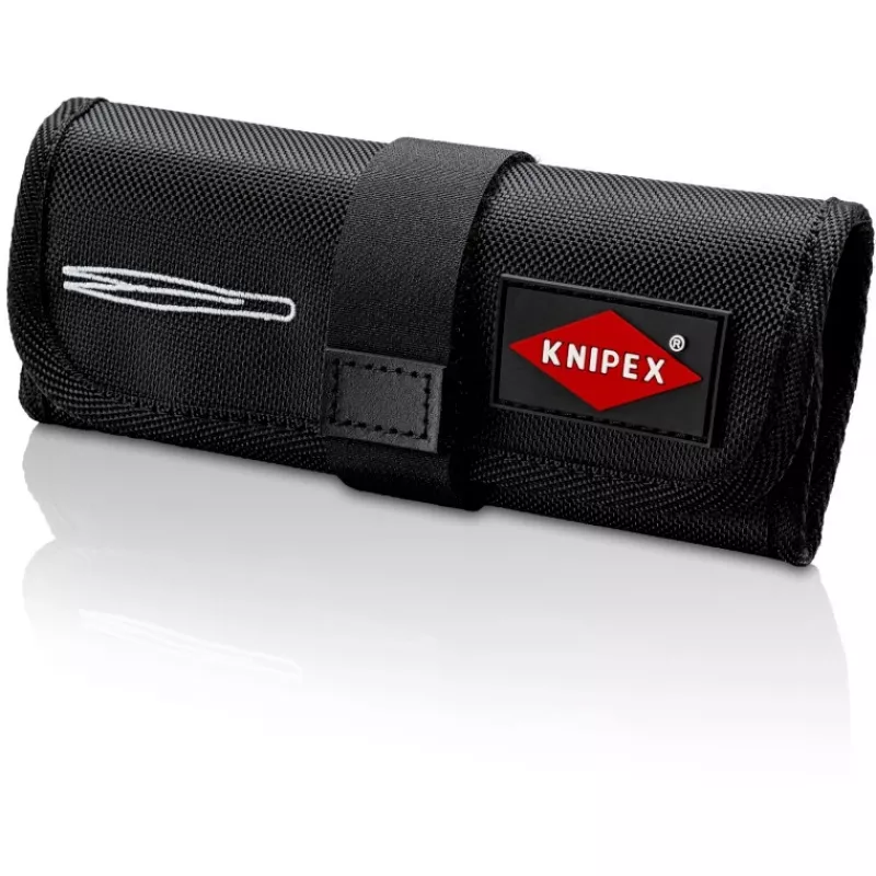 Pinzette Knipex 92 00 02 acciaio inox a punta curva dritta