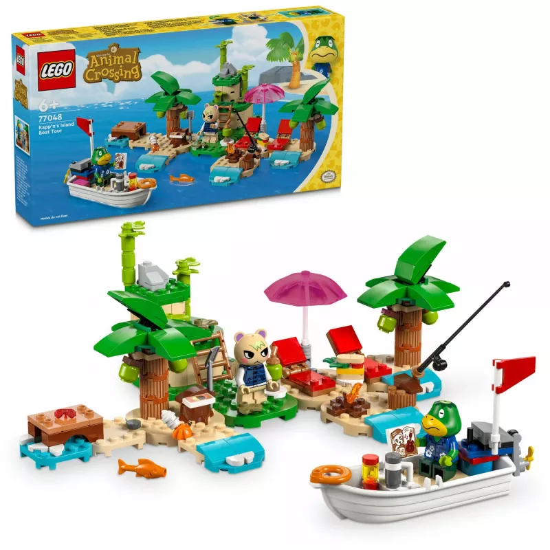 LEGO Set da costruzione 77048 Animal Crossing Gita in barca con isola del capitano