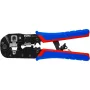 Knipex 97 51 13 pinza crimpatrice per cavi nero, blu, rosso
