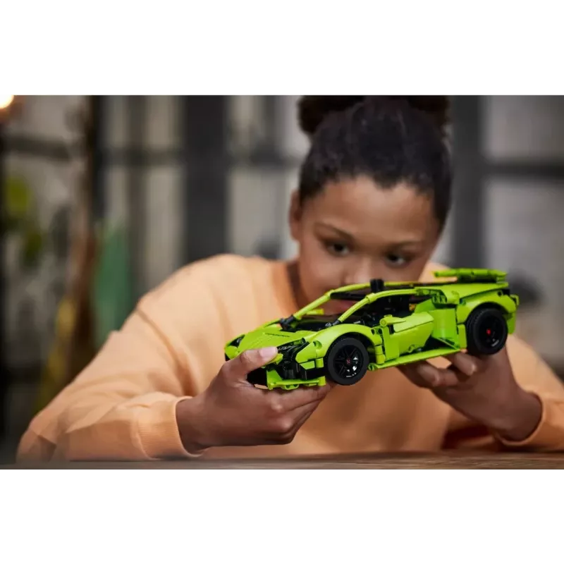 LEGO Technic kit di costruzione modello Lamborghini Huracán Tecnica in scala 1:10, 806 pezzi, età 9+