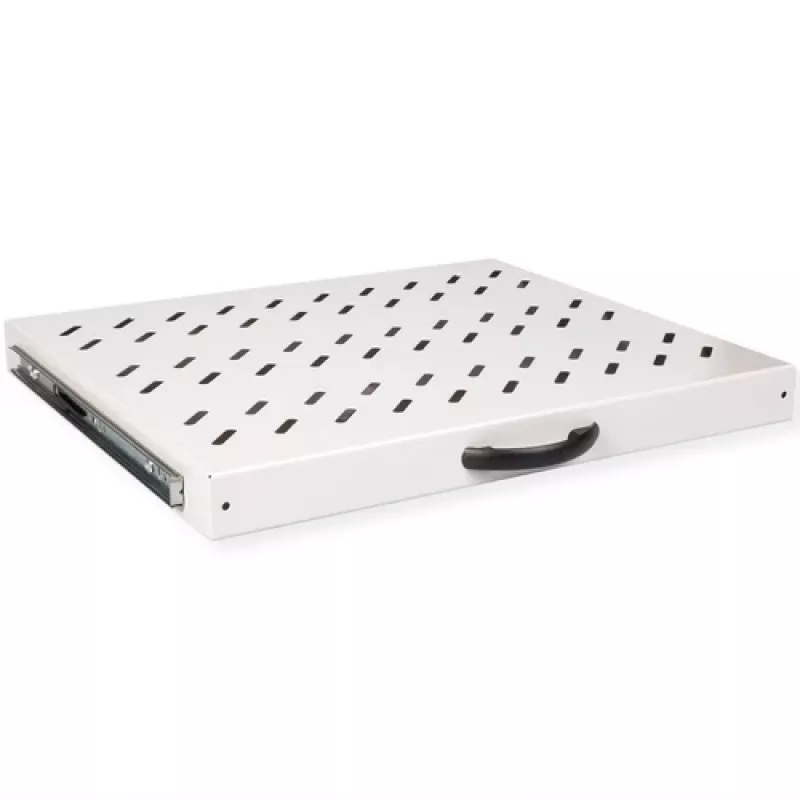 Ripiano estraibile rack ROLINE 26.21.0275 — 1U estraibile 25 kg, profondità 35 cm, grigio