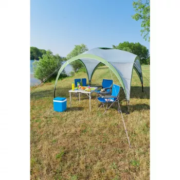 Gazebo Event Shelter Pro M 3 x 3m grigio chiaro verde