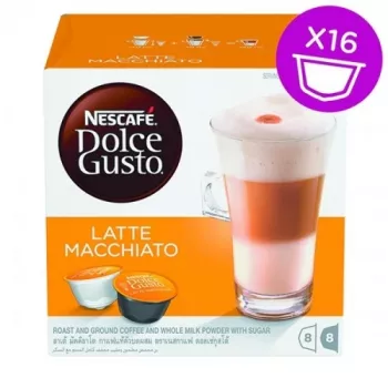 Caffè Nescafe Dolce Gusto Latte Macchiato, 8+8 capsule