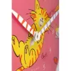 NeXtime orologio 8810 Tickle My Tummy, Ø30 cm, da parete, rosa/multicolore