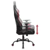 Sedia da ufficio Subsonic SA5609-AC1 seduta imbottita schienale imbottito nero rosso