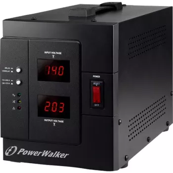 Bluewalker PowerWalker AVR 3000/SIV - regolatore automatico di tensione - AC 230 V - 2400 Watt - 3000 VA - 2 prese di uscita (10120307)