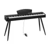 Pianoforte digitale Kruger & Matz KMDP-45P-BK — finitura nero opaco, tasti pesati