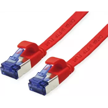 VALUE cavo patch Cat.6A (classe EA) FTP, extra piatto, rosso, 1 m (21.99.2121)
