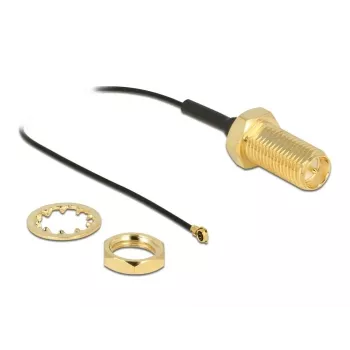Cavo per antenna DeLOCK connettore femmina RP-SMA montaggio a pannello su connettore maschio I-PEX MHF4 0,81 35 cm