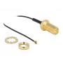 Cavo per antenna DeLOCK connettore femmina RP-SMA montaggio a pannello su connettore maschio I-PEX MHF4 0,81 35 cm