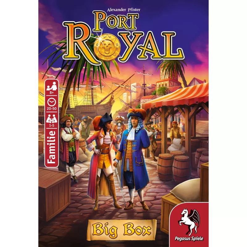 Pegasus Spiele Port Royal Big Box gioco da tavolo