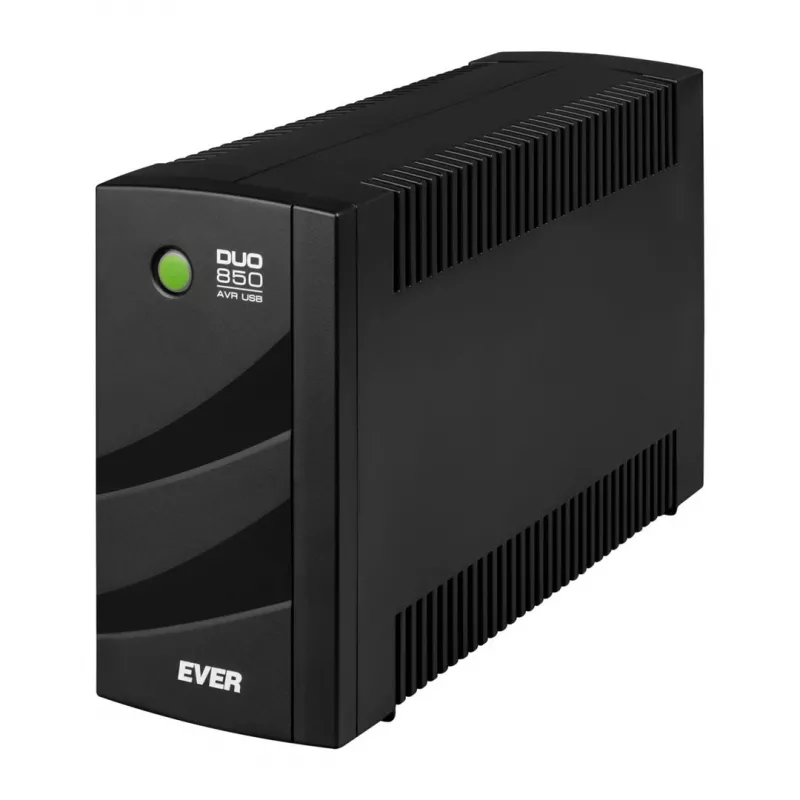 UPS EVER Ever Duo 850 PL T/DAVRTO-000K85/01 850VA Line-Interactive, 550W, AVR, 3 prese AC, 12V 2×5Ah, Tower