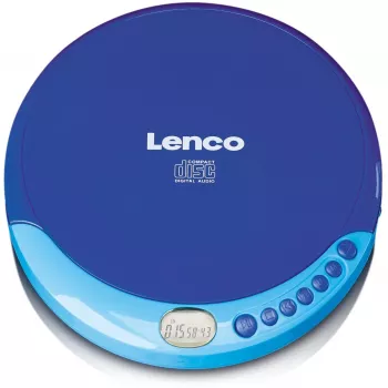 Lettore CD portatile Lenco CD-011 blu