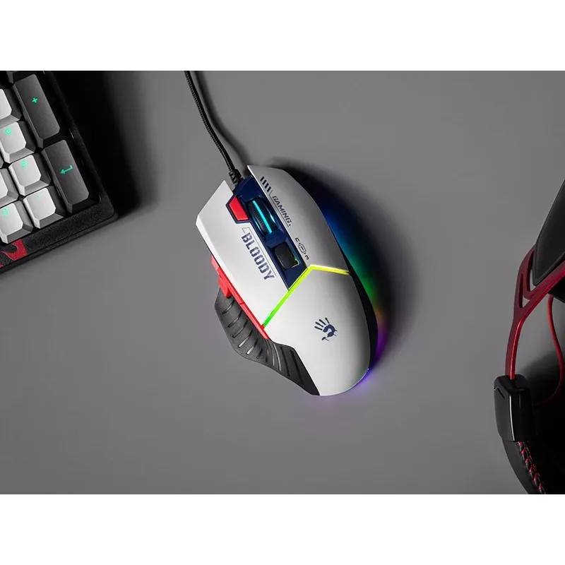Mouse gaming cablato A4Tech Bloody W95 Max, USB, Sports Navy, 12000 CPI