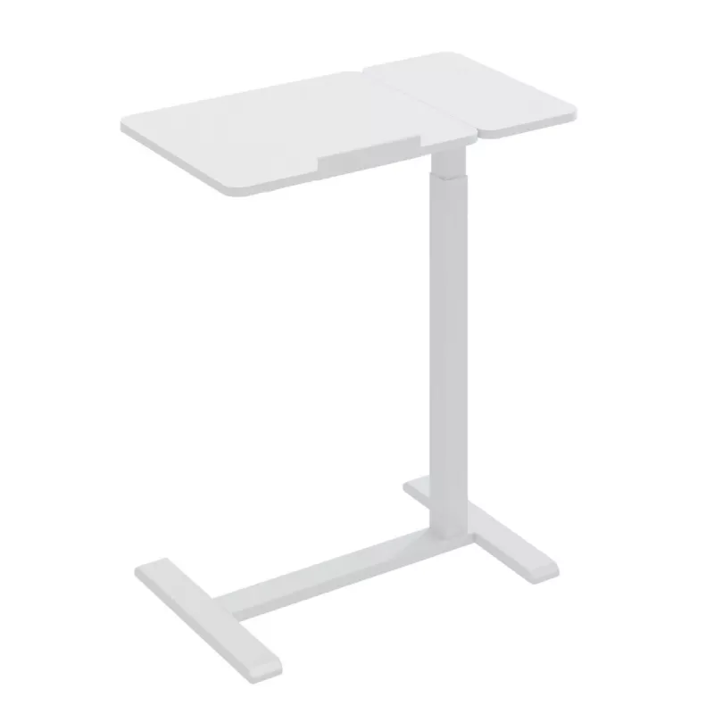 Supporto mobile per scrivania/laptop Maclean, bianco, regolazione in altezza 76-109 cm, max 30 kg, MC-120 W