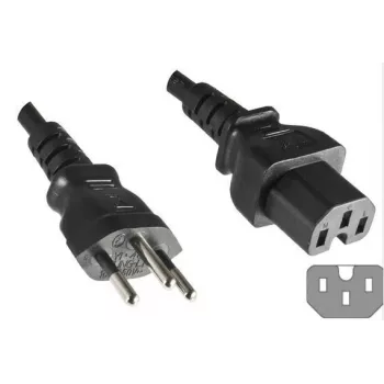 Cavo di alimentazione Microconnect PE160518 nero 1,8 m connettore femmina C15