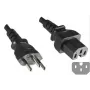 Cavo di alimentazione Microconnect PE160518 nero 1,8 m connettore femmina C15