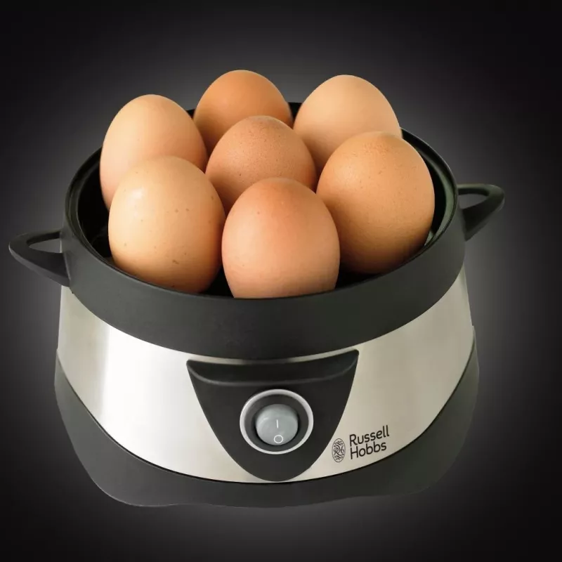 Russell Hobbs cuociuova Cook At Home Stylo acciaio inox 14048-56 1404856 (14048-56)
