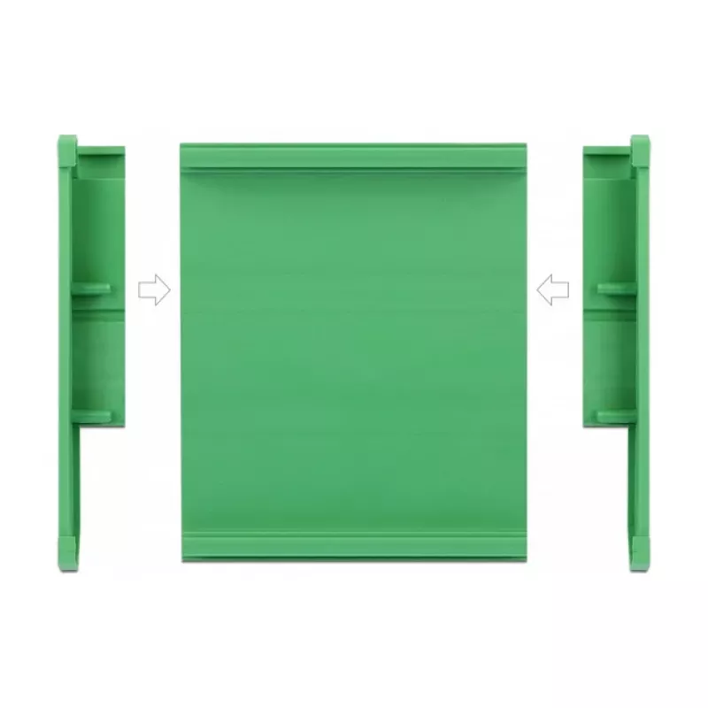Supporto per schede DeLOCK 107 mm per guida DIN lungo 10 cm