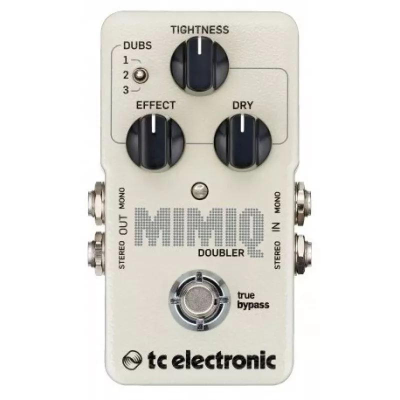 Pedale effetto per chitarra TC Electronic Mimiq Doubler — compatto true-bypass doubler