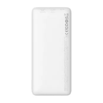 Powerbank Baseus Airpow litio-polimero 10000 mAh 20 W bianco