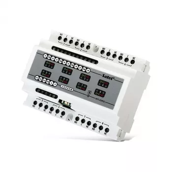 Satel INT-IORS espansore, 8 ingressi / 8 uscite a relè, bianco