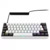 Sharkoon SGK50 S4 tastiera Home USB QWERTZ tedesco bianco RGB LED 60%