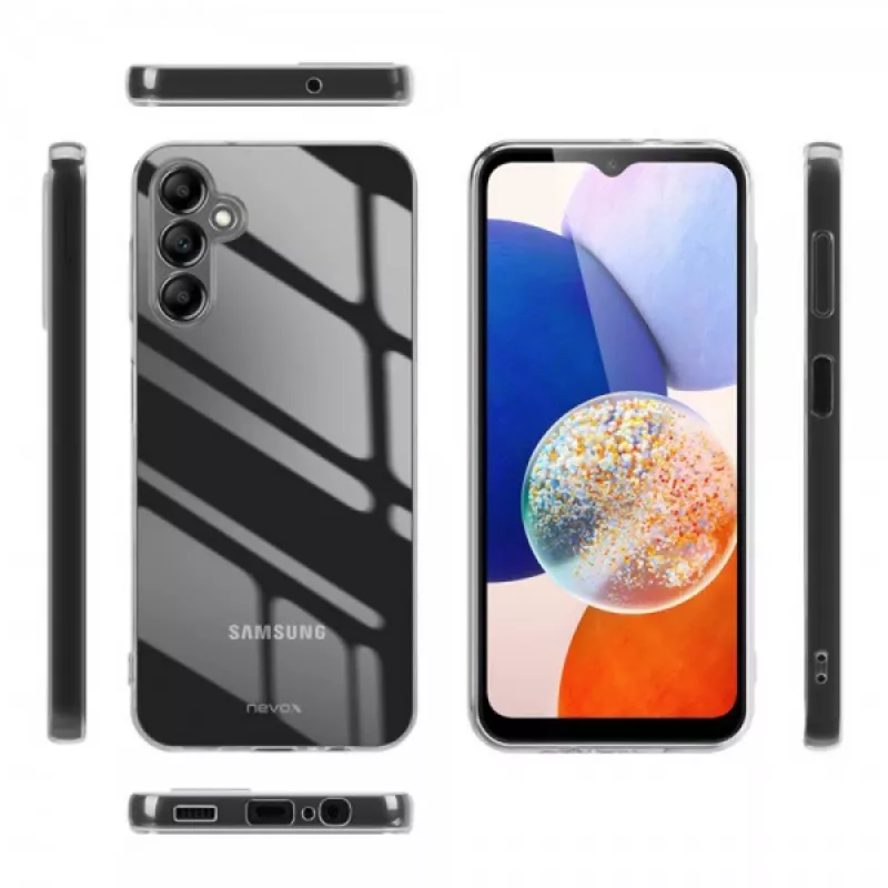 Custodia protettiva Flex Case Nevox per Samsung Galaxy A17 5G — trasparente, modello 2573