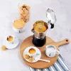 Caffettiera Bialetti Brikka 0,1 L nera, acciaio inox