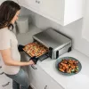 Ninja SP101 singolo 10 L autonomo 2400 W friggitrice ad aria nero, acciaio inox
