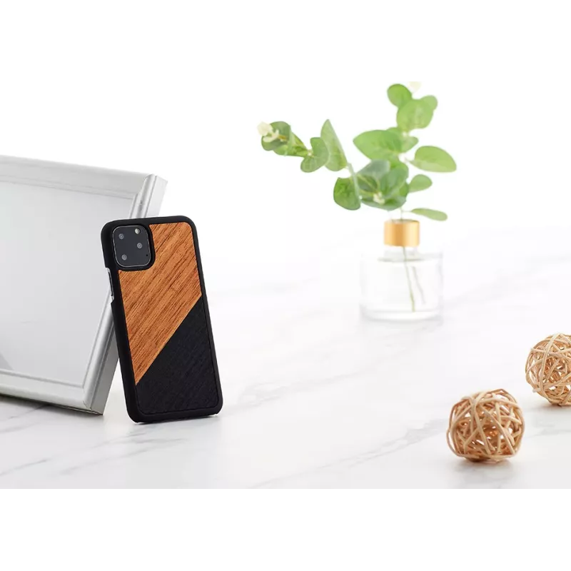 Custodia per smartphone man and wood per iPhone 11 Pro — western nero