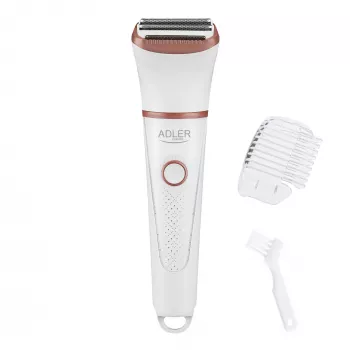 Rasoio elettrico Adler AD 2941 a umido e a secco per donna, bianco