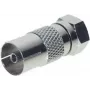 Adattatore ShiverPeaks 85321 – adattatore connettore femmina IEC su connettore maschio F per TV e dispositivi RF