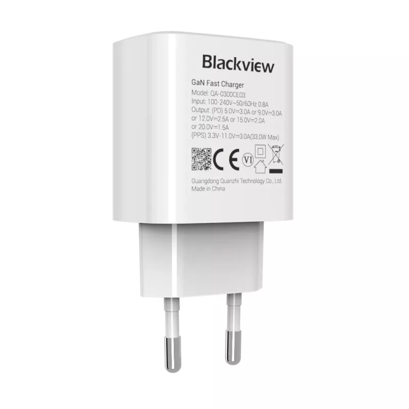 Caricabatterie nero VIEW CHAR-33W/BV USB-C 33W ricarica rapida, nero