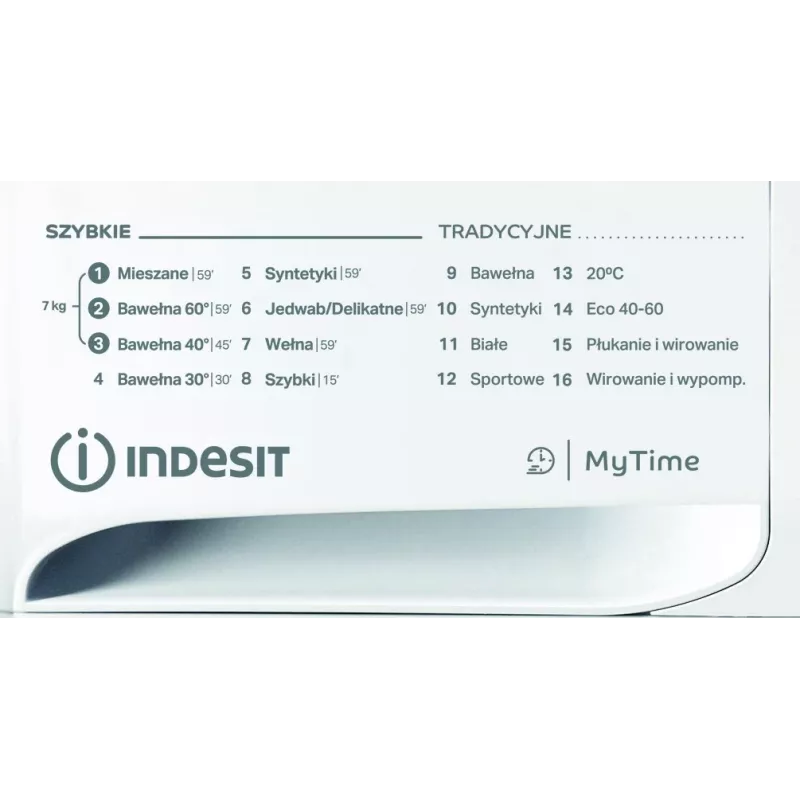 Lavatrice INDESIT MTWA71252WPL 7 kg, carica frontale, classe energetica E