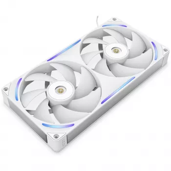 Ventola per case NZXT F280X RGB 140 mm ARGB - bianco, confezione da 2