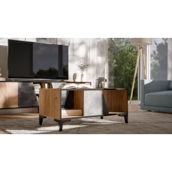 Cama Tavolino OVO 90x50xH39 rovere/cemento