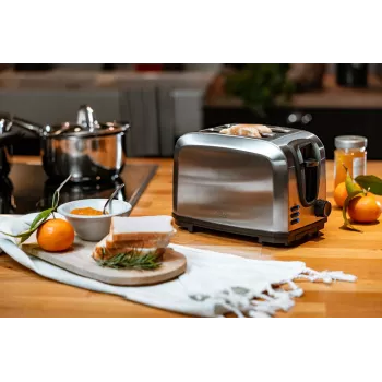 Tostapane Adler AD 3222 2 fette 1000 W argento