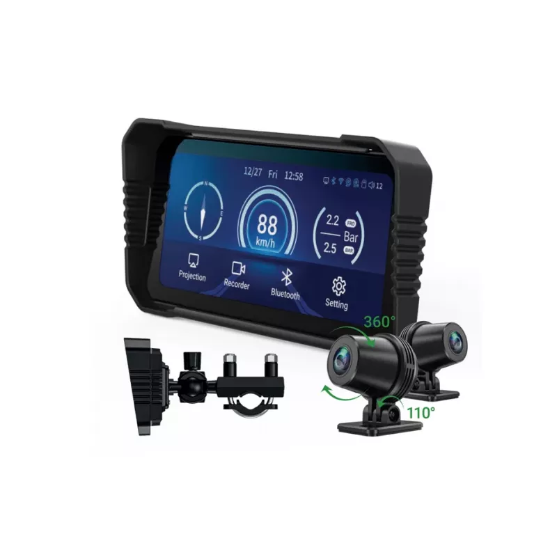 Dashcam Navitel MS850 DUAL — registratore per moto a due canali con Wi‑Fi