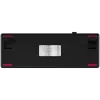 LORGAR KBP70MW, tastiera da gaming meccanica wireless 65% Pro, nero/rosso, layout EN