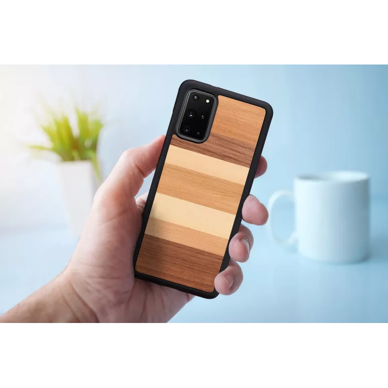 Custodia protettiva di man and wood per Samsung Galaxy S20+ – nero