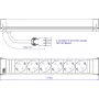 Ciabatta Bachmann 916.1134 con 6x prese CEE 7/3