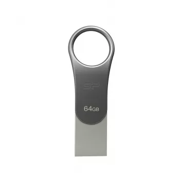 Chiavetta USB Silicon Power Mobile C80 64 GB USB Type-A / USB Type-C 3.0 (3.1 Gen 1) titanio