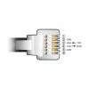 Cavo adattatore DeLOCK USB Type-A a seriale RS-232 RJ12 protezione ESD 2 m nero